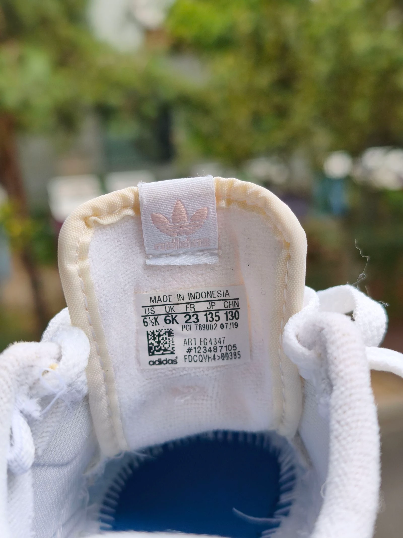 ADIDAS CONTINENTAL 80 BABY SNEAKERS WHITE PINK SIZE 23 EU EXCELLENT CONDITION – photo 6